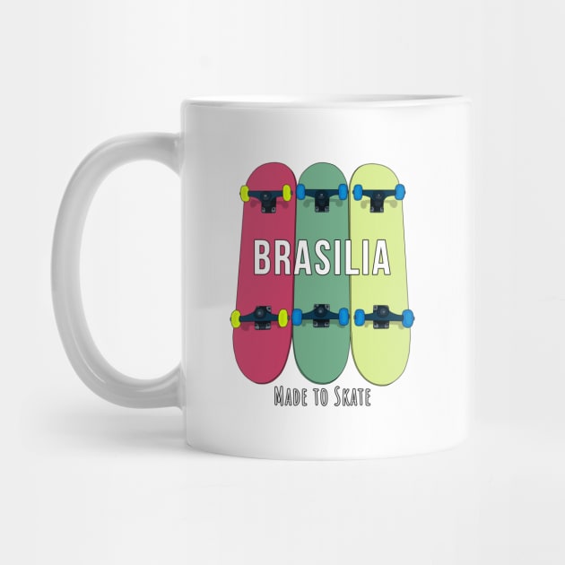 Brasilia Made to Skate Skateboarding Skater by DiegoCarvalho